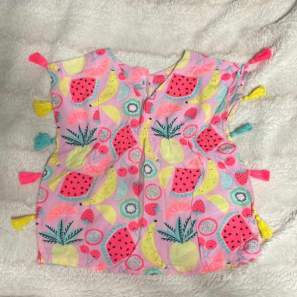 Toddler girl- fun summer top
